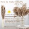 28" inch 20 Stems Large Pampas Grass Decor - Fluffy Brown & White Pampas Grass Decor Tall Pompas Grass for Floor Vase - Boho Home Decor Wedding Decor Natural Flower Bouquet